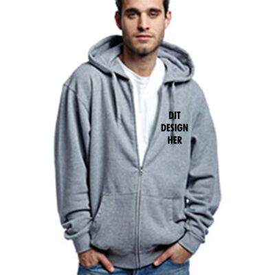 Label Free Hooded Zip Sweat 350g ST722 Hooded Zip Sweat 350g Thumbnail